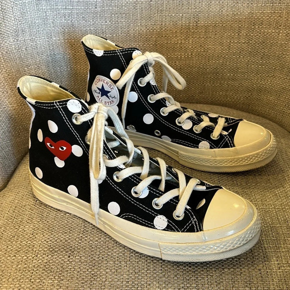 Comme Des Garçons Play x Converse Chuck 70  Hi top Sneakers - Picture 4 of 12